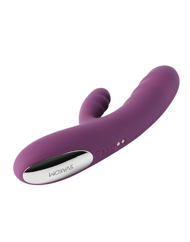 SVAKOM Avery – Thrusting Rabbit Vibrator | Paars