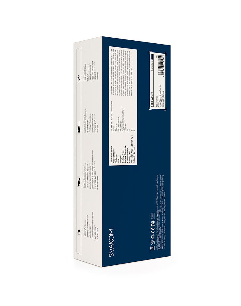 SVAKOM Aylin Rabbit Vibrator met Pulserende Tip – Blauw