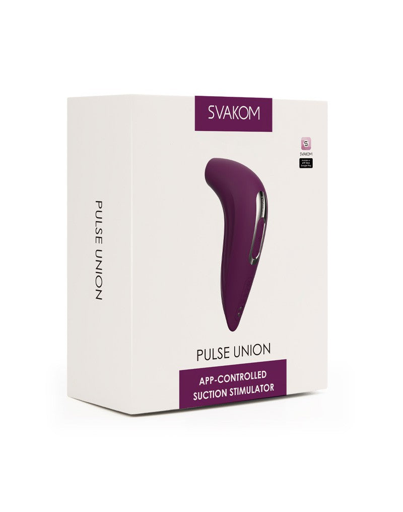 SVAKOM Pulse Union – Luchtdruk Vibrator met App Control | Paars