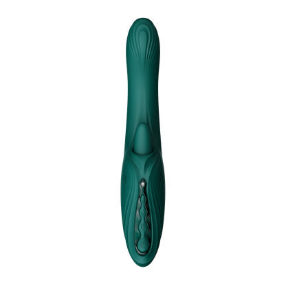 ZALO Ares G-Spot Rabbit Vibrator met App-bediening – Turquoise