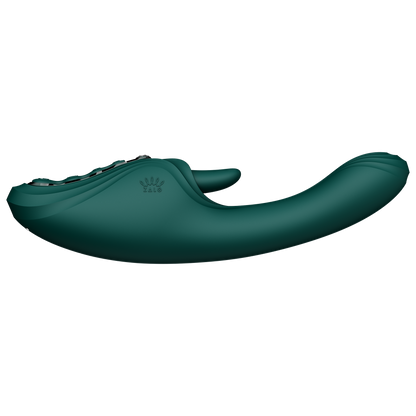 ZALO Ares G-Spot Rabbit Vibrator met App-bediening – Turquoise
