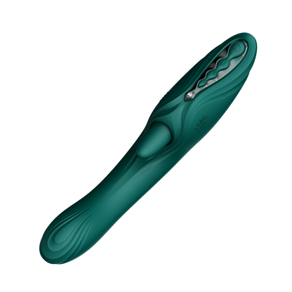 ZALO Ares G-Spot Rabbit Vibrator met App-bediening – Turquoise