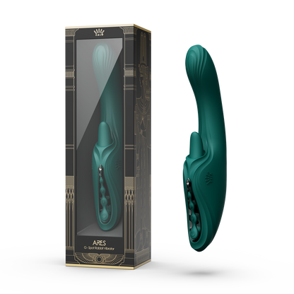 ZALO Ares G-Spot Rabbit Vibrator met App-bediening – Turquoise