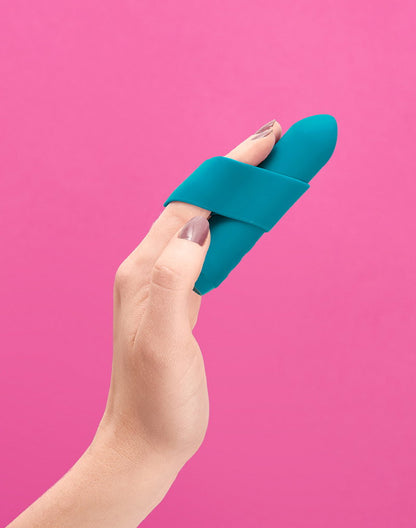 Je Joue Classic Bullet Vibrator met Vinger Sleeve – Blauw