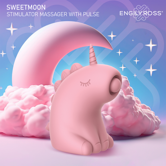 Sweetmoon Unicorn Massager met Pulse – Zachtroze