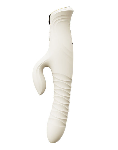 ZALO Mose 2 Rabbit Thrusting Vibrator – Ivoor Wit