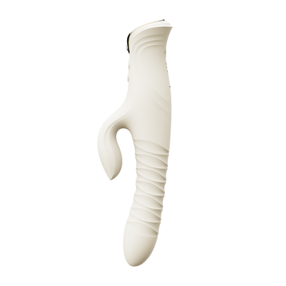 ZALO Mose 2 Rabbit Thrusting Vibrator – Ivoor Wit