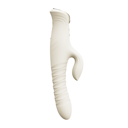 ZALO Mose 2 Rabbit Thrusting Vibrator – Ivoor Wit
