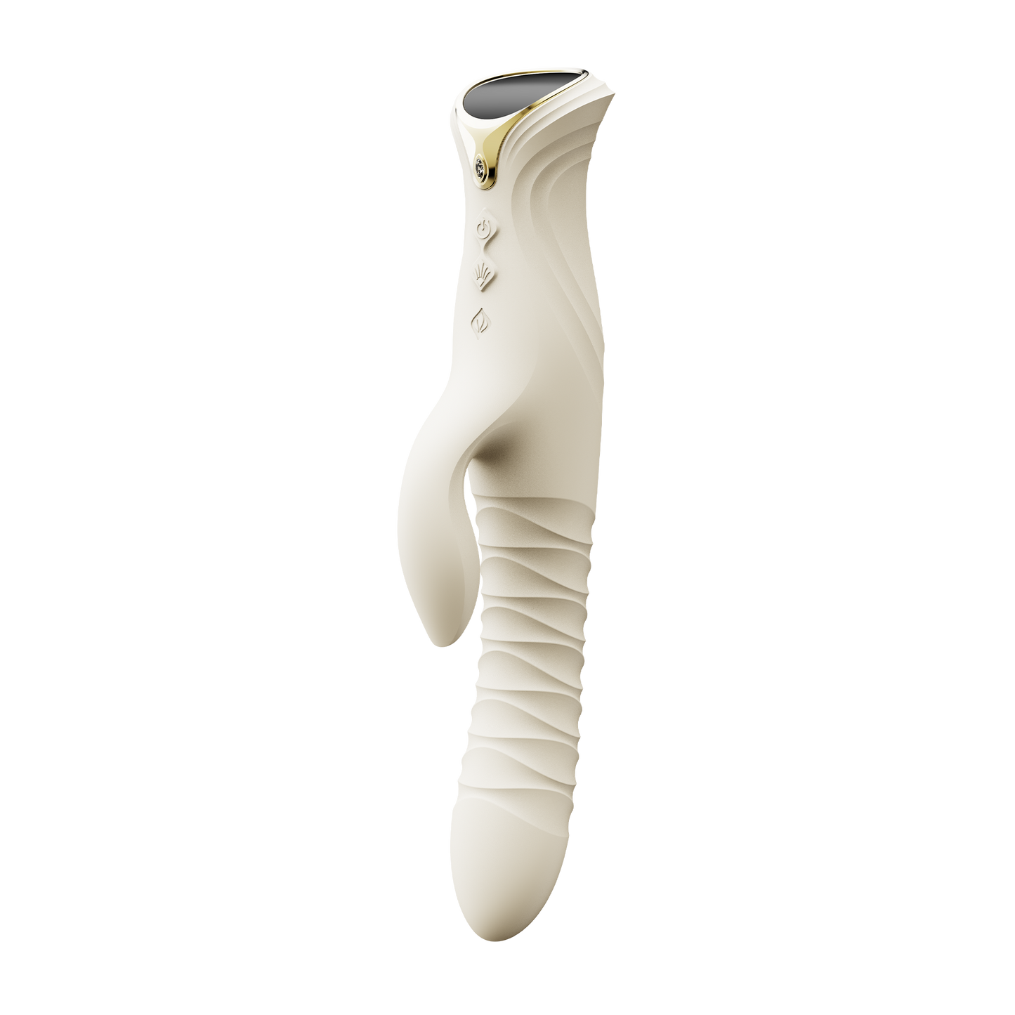 ZALO Mose 2 Rabbit Thrusting Vibrator – Ivoor Wit