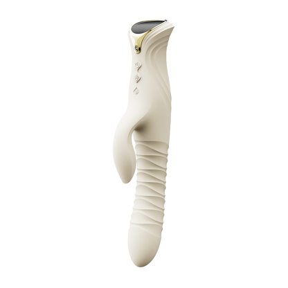ZALO Mose 2 Rabbit Thrusting Vibrator – Ivoor Wit