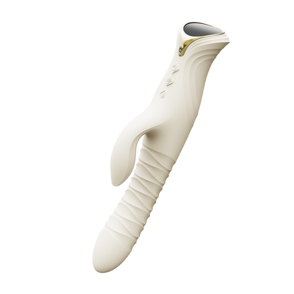 ZALO Mose 2 Rabbit Thrusting Vibrator – Ivoor Wit