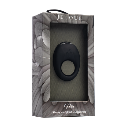 Je Joue Mio – Flexibele Cock Ring Vibrator | Zwart