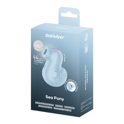 Satisfyer Sea Pony Luchtpulsvibrator – Blauw