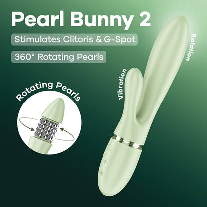 Satisfyer Pearl Bunny 2 – Roterende Rabbit Vibrator