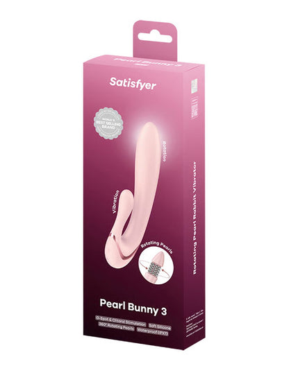 Satisfyer Pearl Bunny 3 – Roterende Rabbit Vibrator | Roze