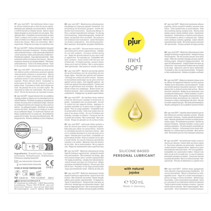 Pjur Med Soft Glijmiddel op Siliconenbasis | 100 ml | Voor Gevoelige en Droge Slijmvliezen
