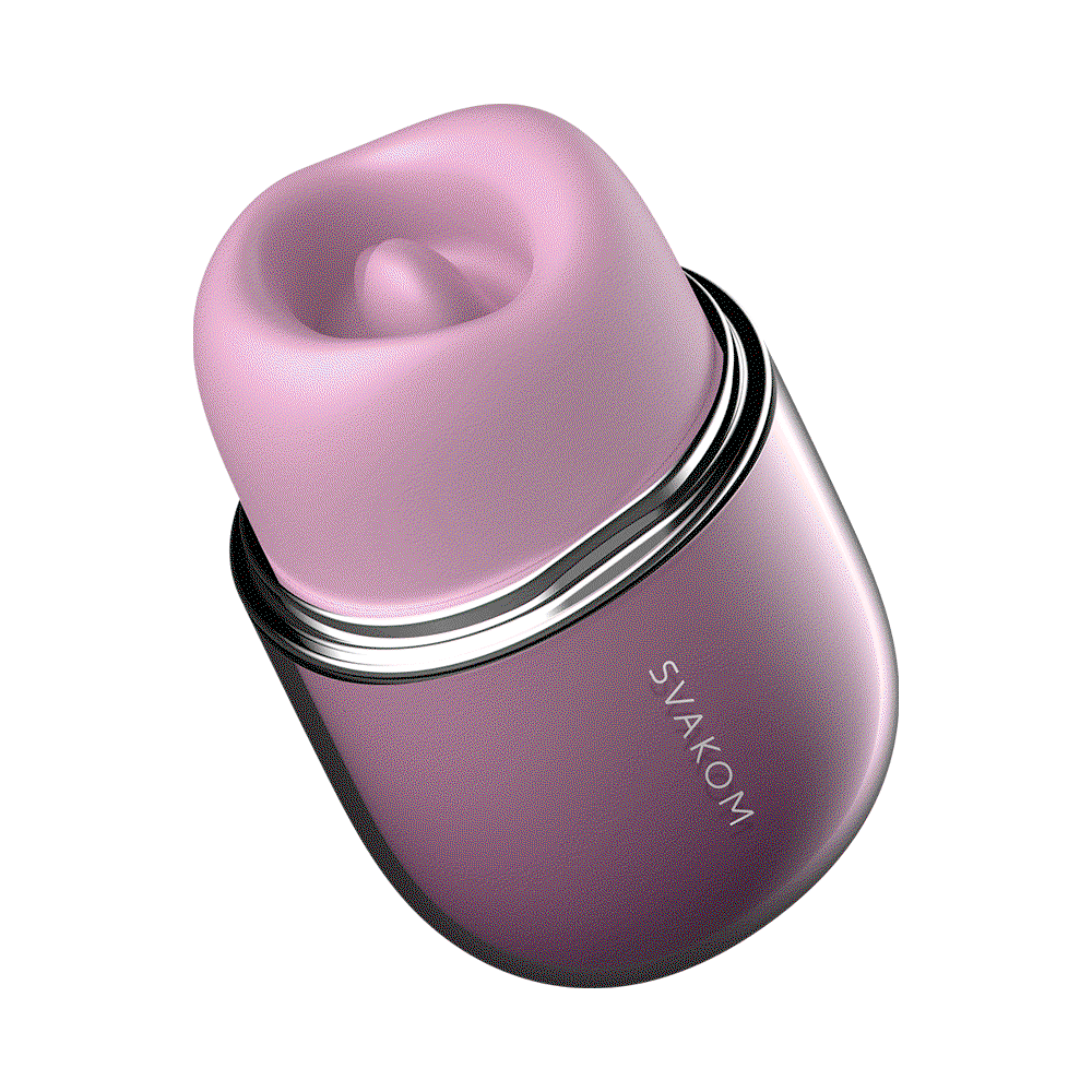 SVAKOM Klitty – Dubbele Likken & Zuig Stimulator – Dusty Lavender