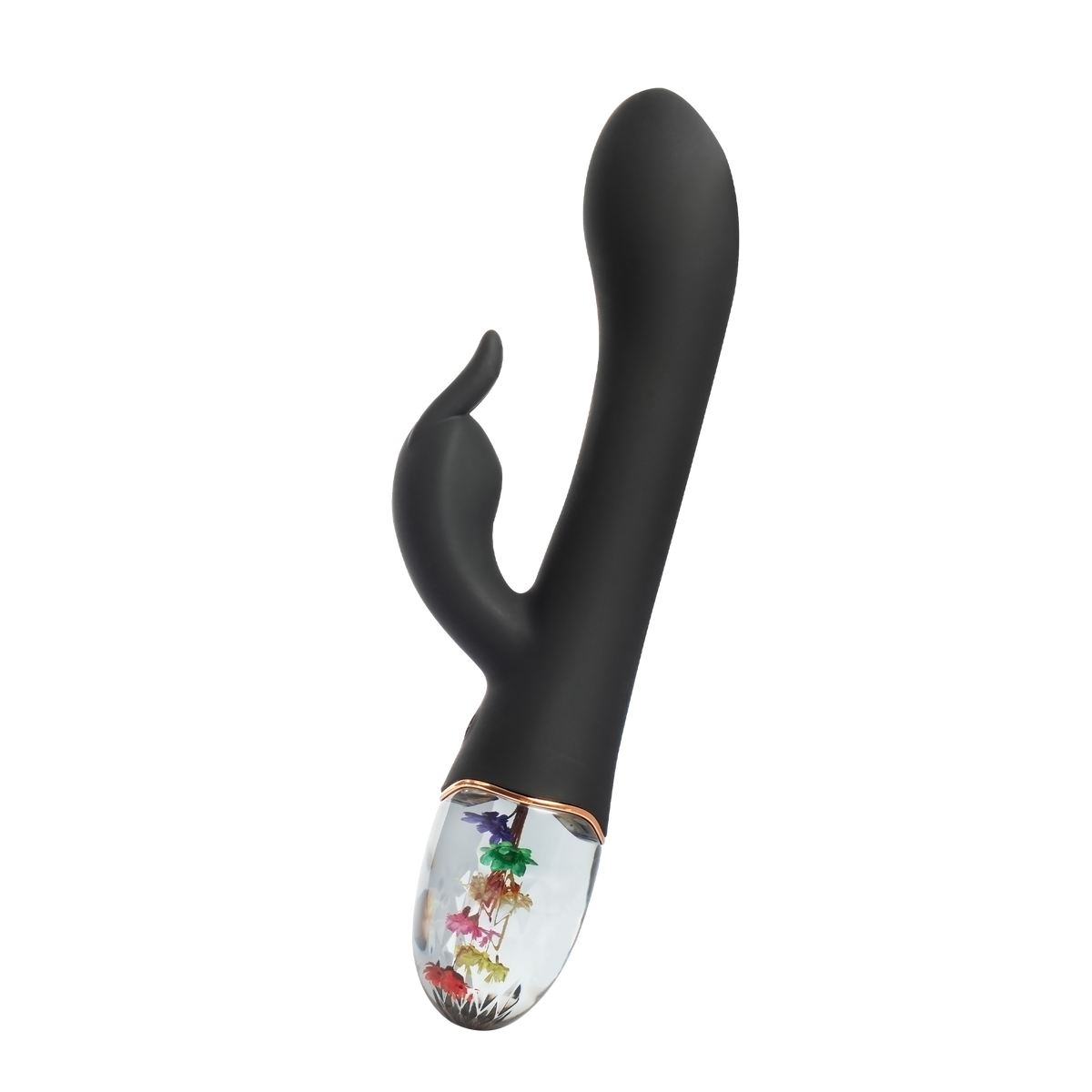 LOVISS Flora Garden Rabbit Vibrator – Zwart