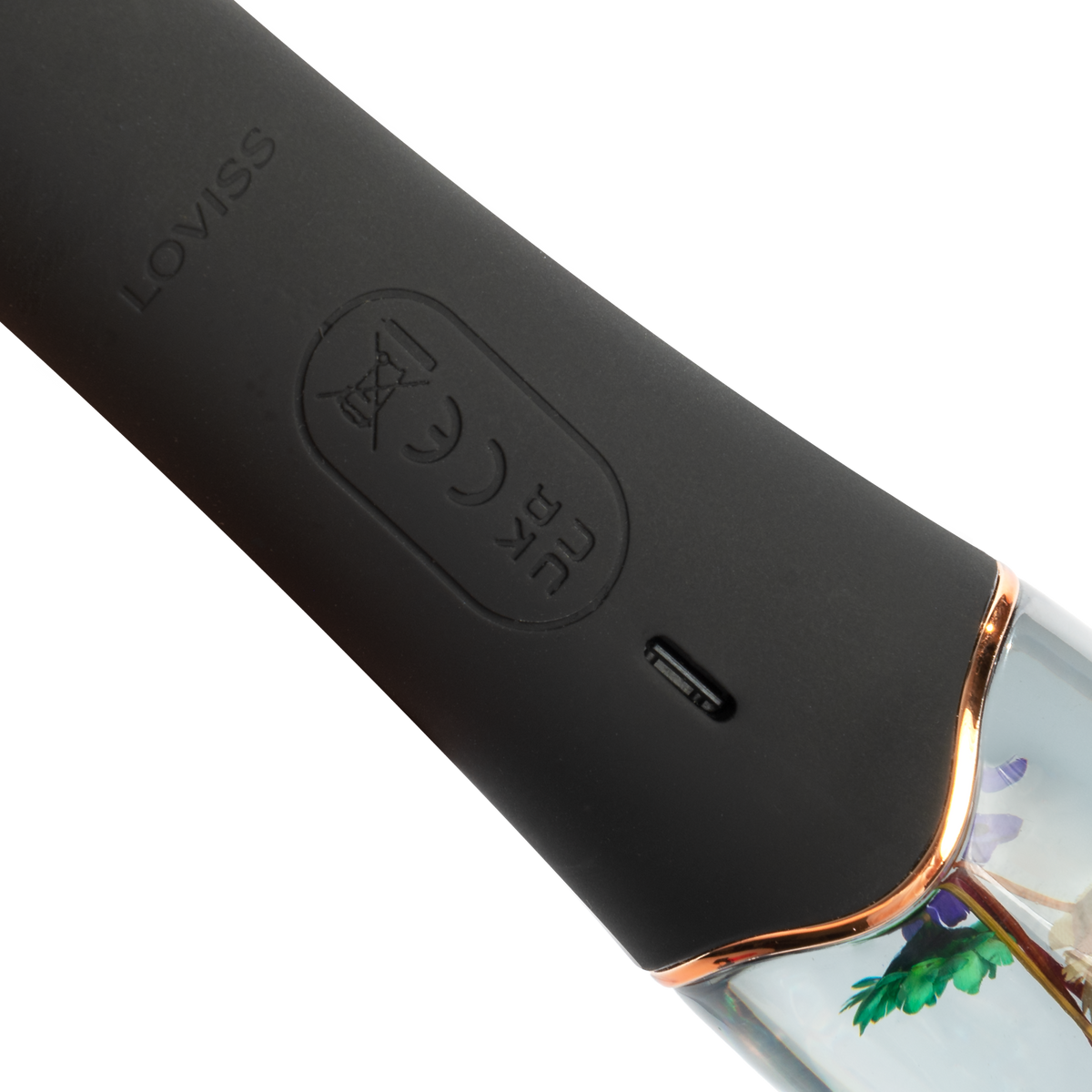 LOVISS Flora Garden Rabbit Vibrator – Zwart