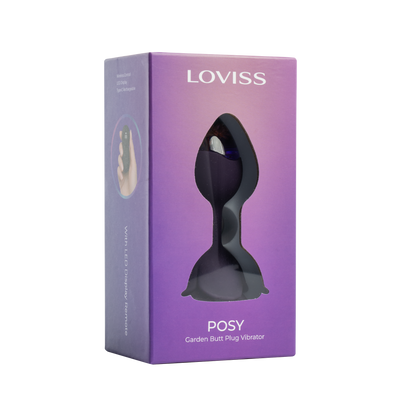 LOVISS Posy – Vibrerende Buttplug met Afstandsbediening | Paars