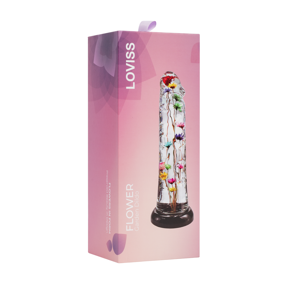 LOVISS Helichrysum – Transparante Bloemen Dildo met Textuur
