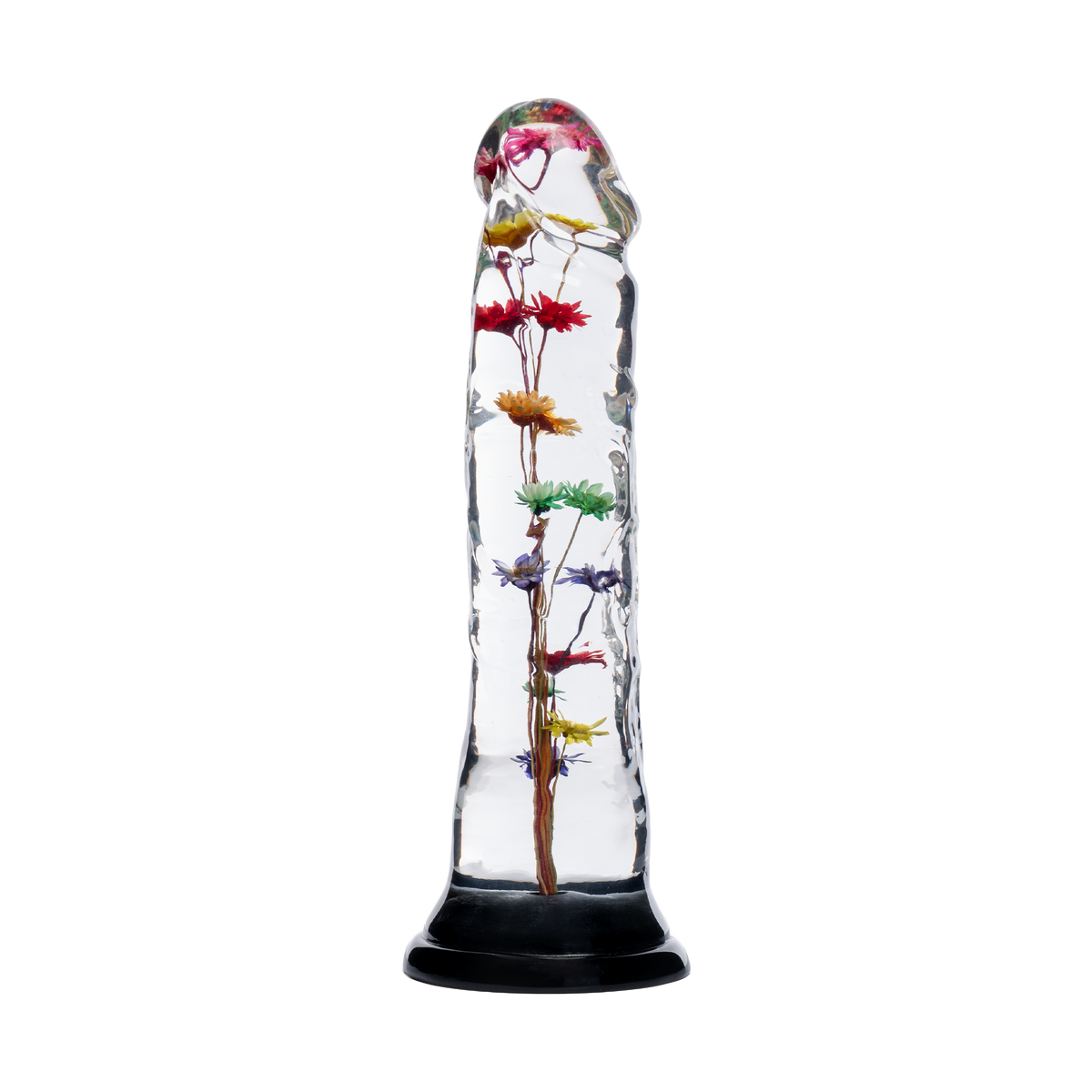 LOVISS Helichrysum – Transparante Bloemen Dildo met Textuur