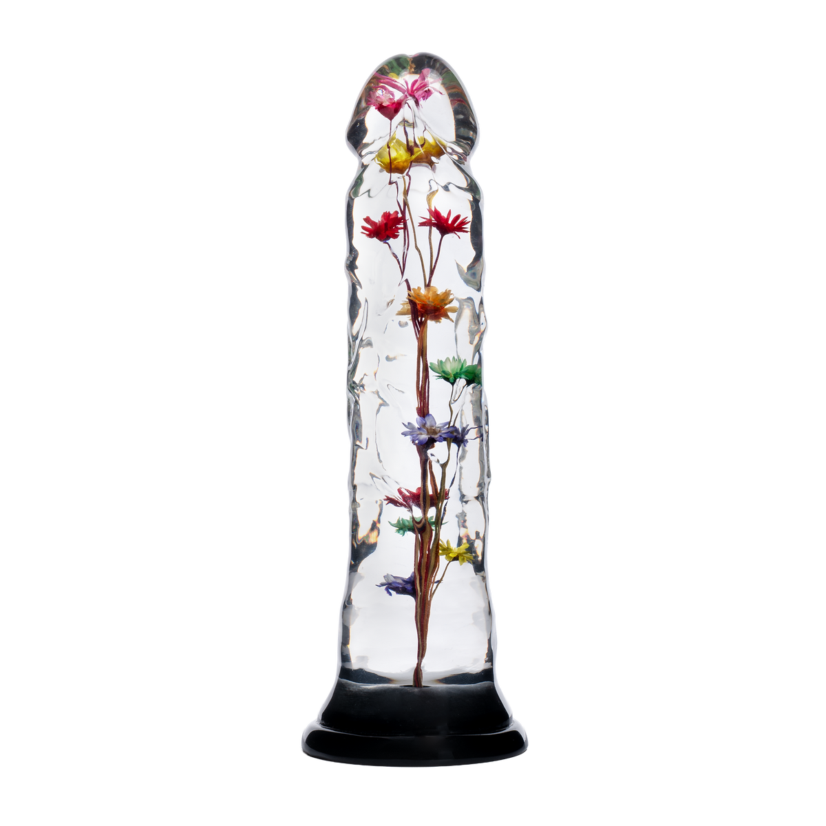 LOVISS Helichrysum – Transparante Bloemen Dildo met Textuur