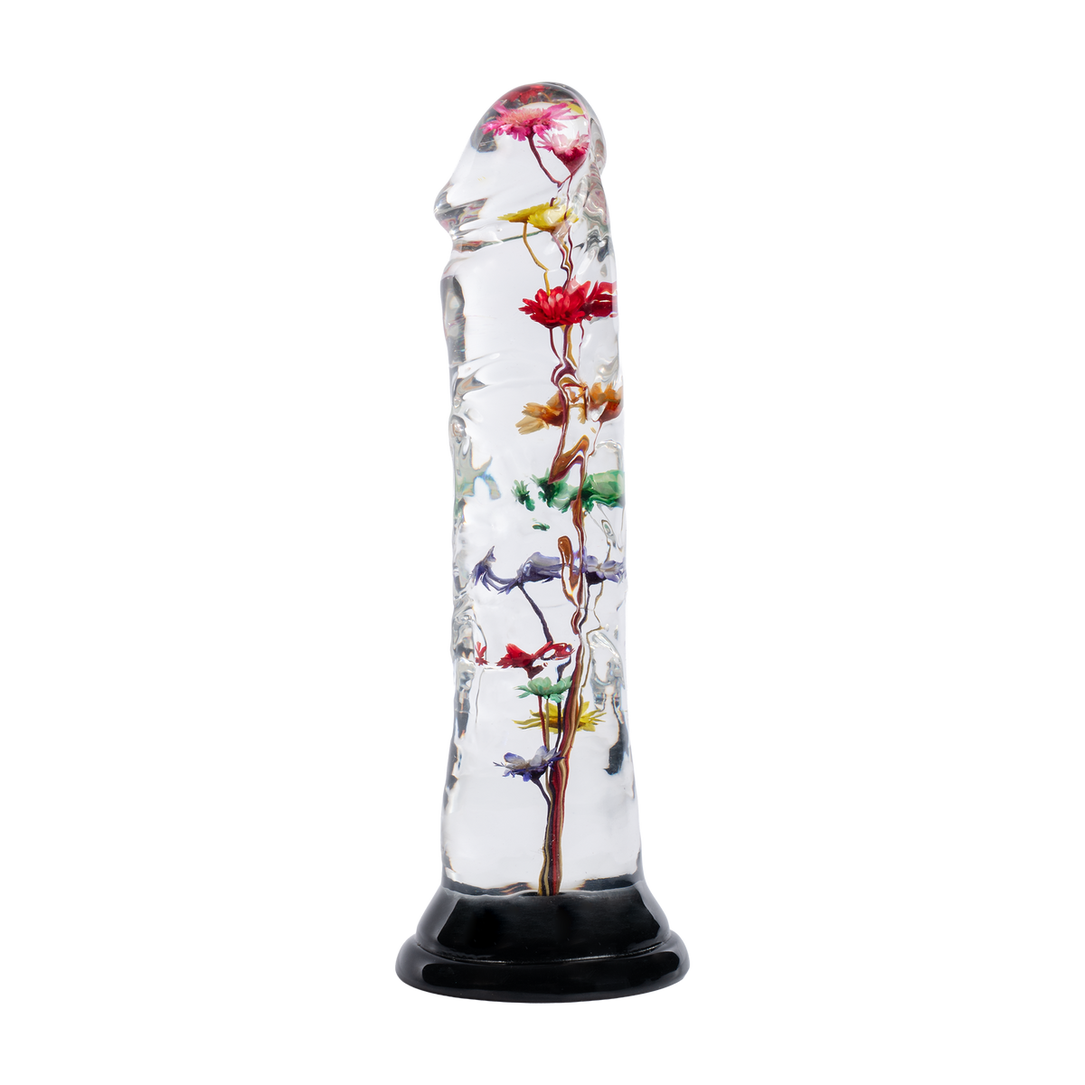 LOVISS Helichrysum – Transparante Bloemen Dildo met Textuur
