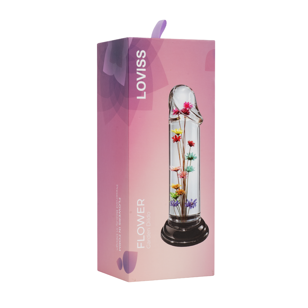 LOVISS Helichrysum Garden Flower Dildo – Transparant & Glad