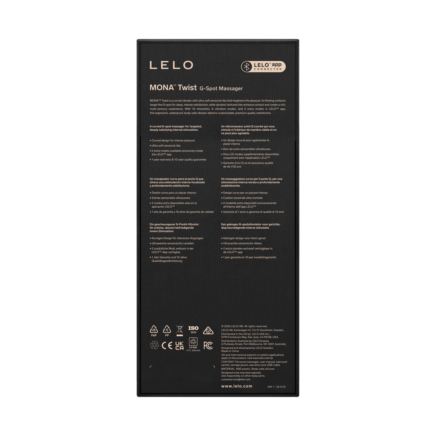 LELO Mona Twist G-spotvibrator