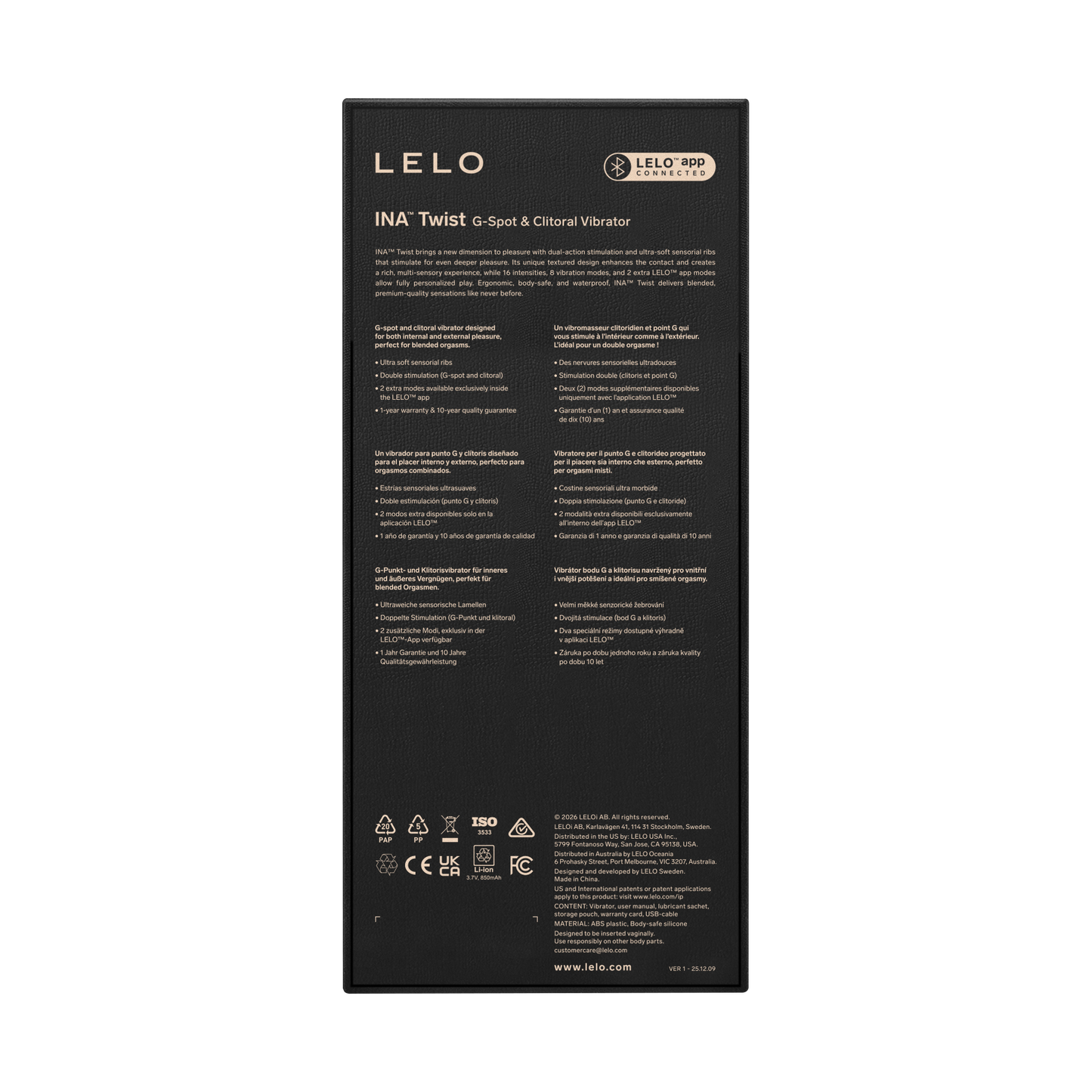LELO INA Twist Rabbit-vibrator
