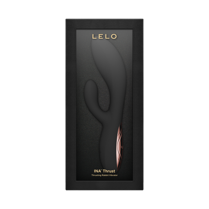 LELO - Ina Thrust - Rabbit-vibrator met stootbeweging - Zwart