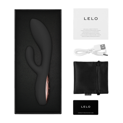 LELO - Ina Thrust - Rabbit-vibrator met stootbeweging - Zwart