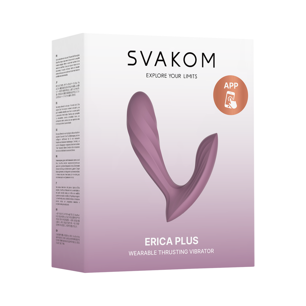 SVAKOM Erica Plus – Draagbare stootvibrator met app-bediening | Roze