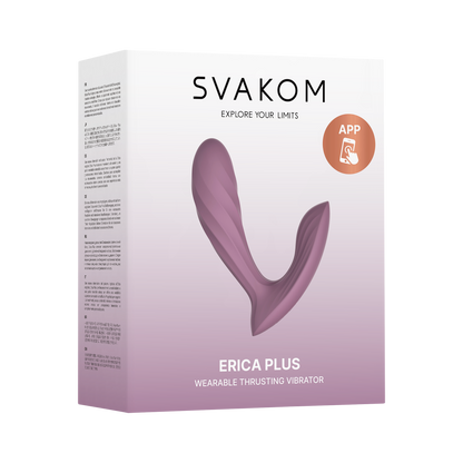 SVAKOM Erica Plus – Draagbare stootvibrator met app-bediening | Roze