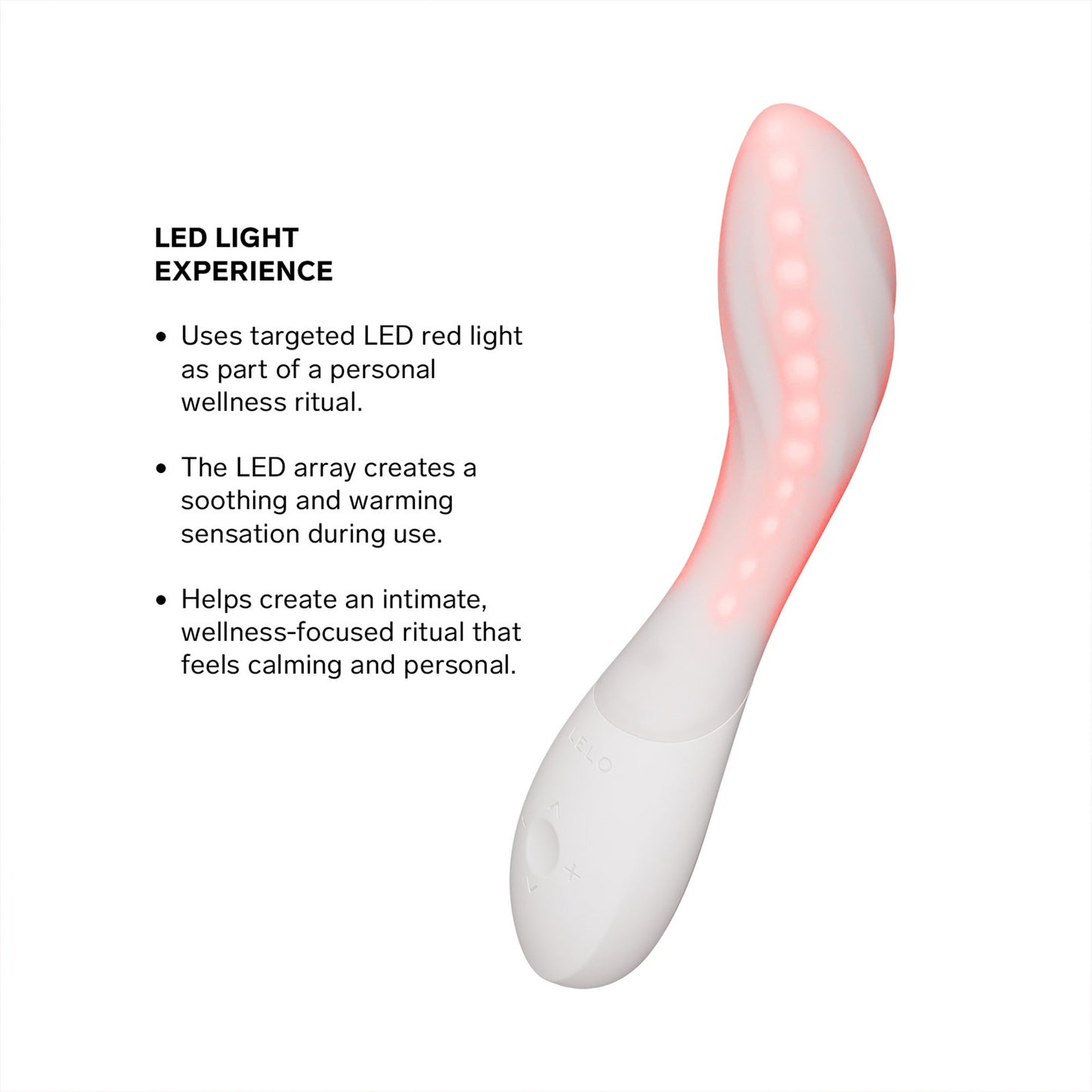 LELO Mona Spectra – Wellness-massager met roodlichttherapie | Wit
