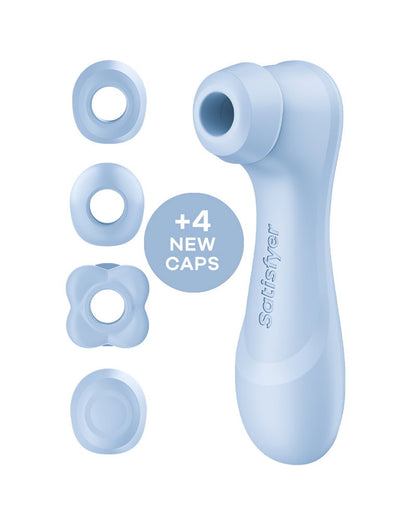 Satisfyer Pro 2 Generation 4 – Luchtdrukstimulator met Dubbele Vibratie en App-bediening – Serene Blue