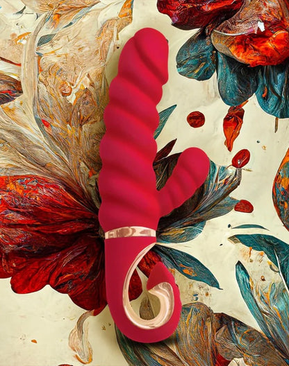 Gvibe GCandy Mini Rabbit Vibrator – Geribbeld & Krachtig – Rood