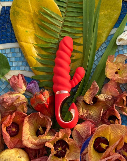 Gvibe GCandy Mini Rabbit Vibrator – Geribbeld & Krachtig – Rood
