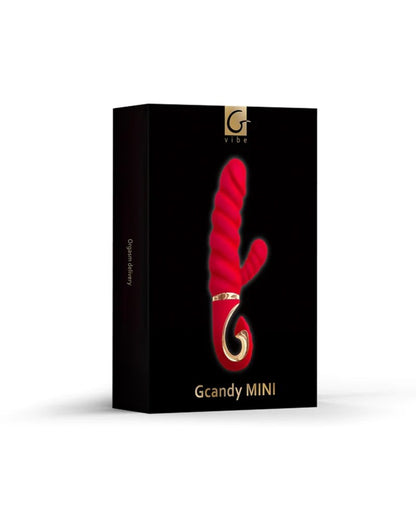 Gvibe GCandy Mini Rabbit Vibrator – Geribbeld & Krachtig – Rood