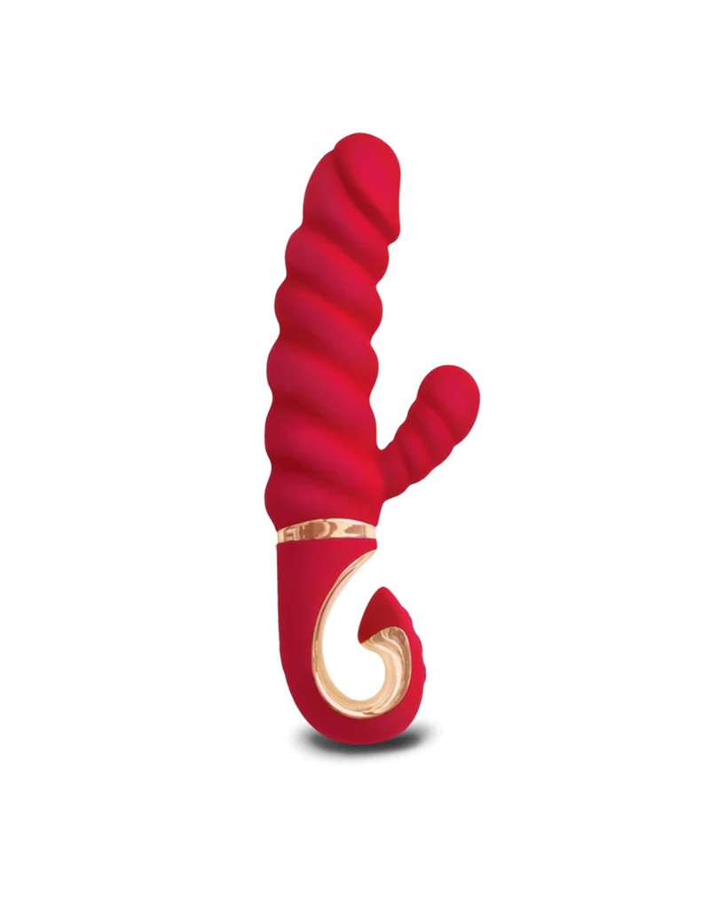 Gvibe GCandy Mini Rabbit Vibrator – Geribbeld & Krachtig – Rood