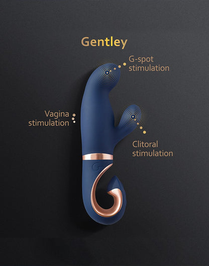 Gvibe Gentley Rabbit Vibrator – Blauw & Goud