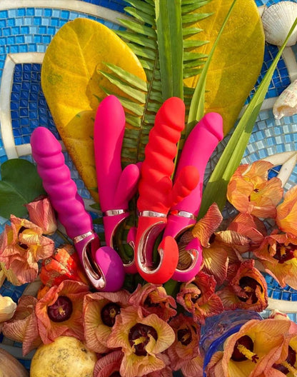Gvibe GJack Mini – Geribbelde Vibrator in Fuchsia