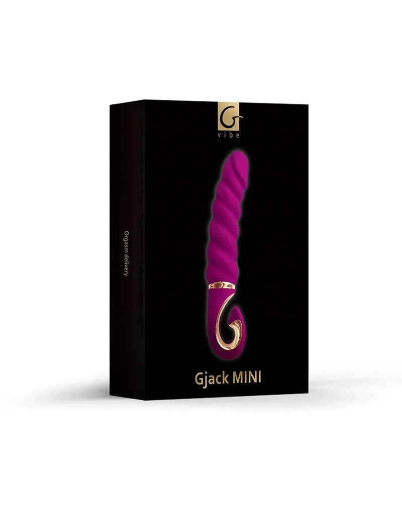 Gvibe GJack Mini – Geribbelde Vibrator in Fuchsia