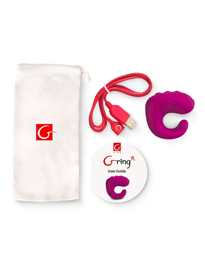 Gvibe Gring XL – Vingervibrator & Afstandsbediening in Één