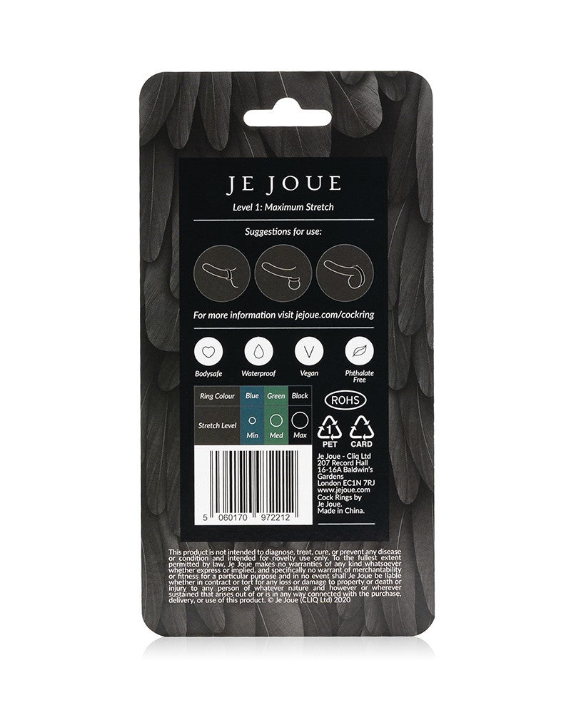 Je Joue C-Ring Maximum Cockring – Zwart