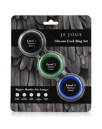 Je Joue C-Ring – Set van 3 Siliconen Penisringen