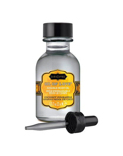 KamaSutra Oil of Love – Kusbare Verwarmende Lichaamsolie Coconut Pineapple 22 ml