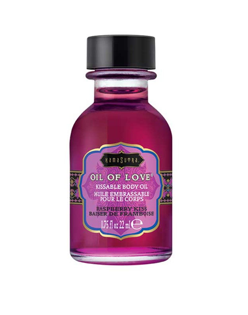Kama Sutra Oil of Love – Kusbare Verwarmende Lichaamsolie Raspberry Kiss 22 ml