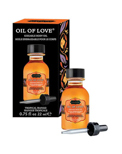 Kama Sutra Oil of Love – Kusbare Verwarmende Lichaamsolie Tropical Mango 22 ml